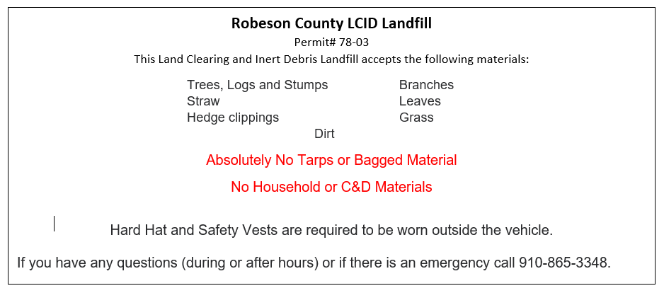 LCIC Landfill
